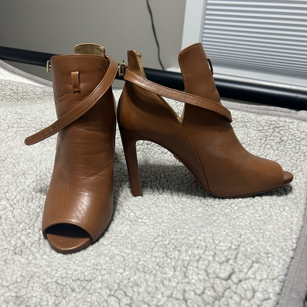 Michael Kors open-toe heels- only worn once!